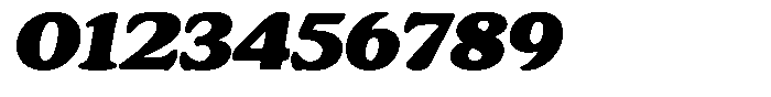 Astheric Contrast Black Expanded Italic Font OTHER CHARS