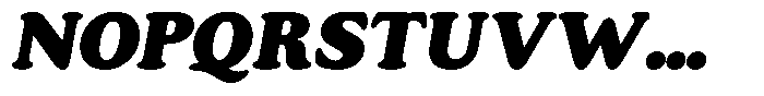 Astheric Contrast Black Italic Font UPPERCASE
