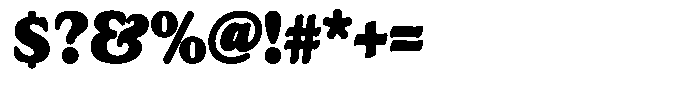 Astheric Contrast Black Semi Condensed Font OTHER CHARS