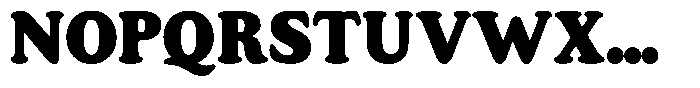 Astheric Contrast Black Semi Condensed Font UPPERCASE