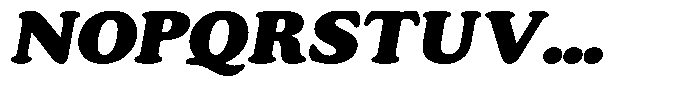 Astheric Contrast Black Semi Expanded Italic Font UPPERCASE