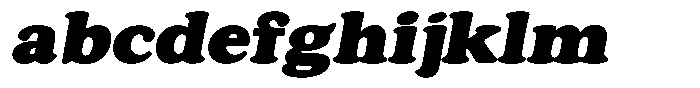 Astheric Contrast Black Semi Expanded Italic FONT