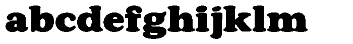 Astheric Contrast Black Semi Expanded FONT