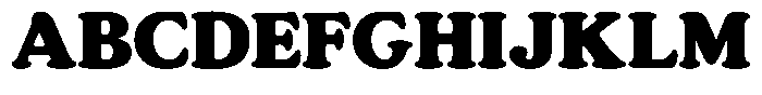 Astheric Contrast Black Font UPPERCASE