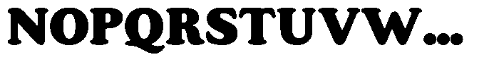 Astheric Contrast Black Font UPPERCASE