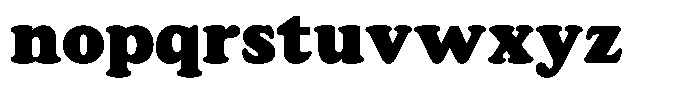 Astheric Contrast Black Font LOWERCASE