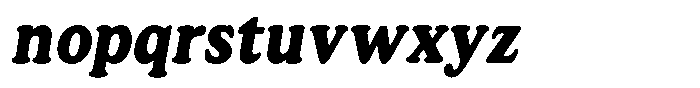 Astheric Contrast Bold Condensed Italic Font LOWERCASE