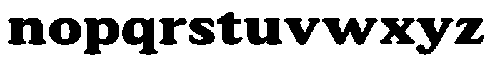Astheric Contrast Bold Expanded Font LOWERCASE
