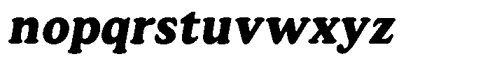 Astheric Contrast Bold Semi Condensed Italic Font LOWERCASE