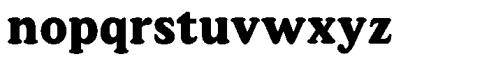 Astheric Contrast Bold Semi Condensed Font LOWERCASE