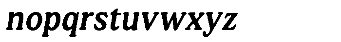 Astheric Contrast Condensed Italic Font LOWERCASE