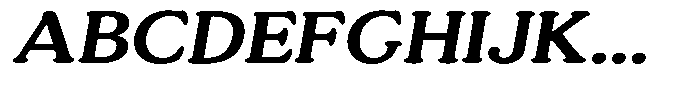 Astheric Contrast Expanded Italic Font UPPERCASE