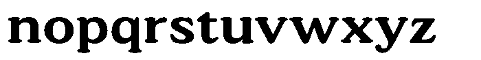 Astheric Contrast Expanded Font LOWERCASE