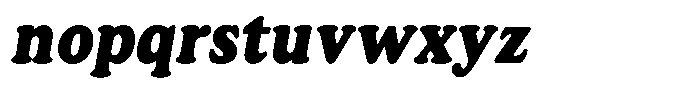 Astheric Contrast Extra Bold Condensed Italic Font LOWERCASE