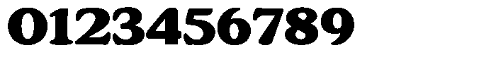 Astheric Contrast Extra Bold Expanded Font OTHER CHARS