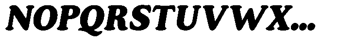 Astheric Contrast Extra Bold Semi Condensed Italic Font UPPERCASE