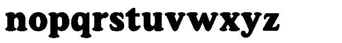 Astheric Contrast Extra Bold Semi Condensed Font LOWERCASE