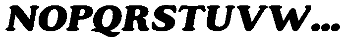 Astheric Contrast Extra Bold Semi Expanded Italic Font UPPERCASE