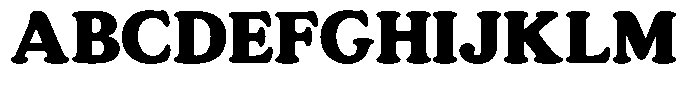 Astheric Contrast Extra Bold Font UPPERCASE