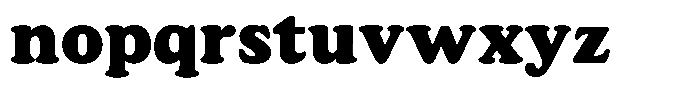 Astheric Contrast Extra Bold Font LOWERCASE