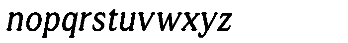 Astheric Contrast Extra Light Condensed Italic Font LOWERCASE