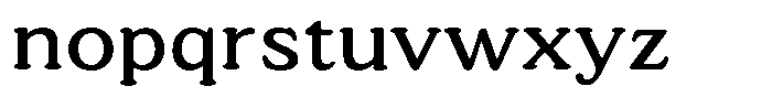 Astheric Contrast Extra Light Expanded Font LOWERCASE