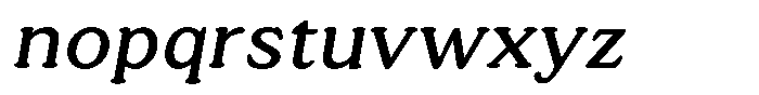 Astheric Contrast Extra Light Semi Expanded Italic Font LOWERCASE