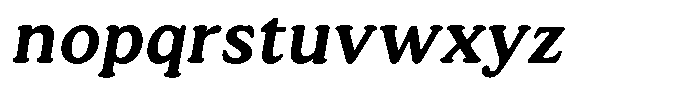 Astheric Contrast Italic Font LOWERCASE