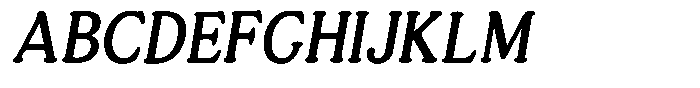Astheric Contrast Light Condensed Italic Font UPPERCASE