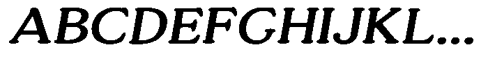 Astheric Contrast Light Expanded Italic Font UPPERCASE