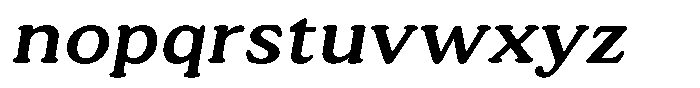 Astheric Contrast Light Expanded Italic Font LOWERCASE