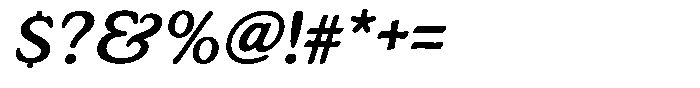 Astheric Contrast Light Italic Font OTHER CHARS