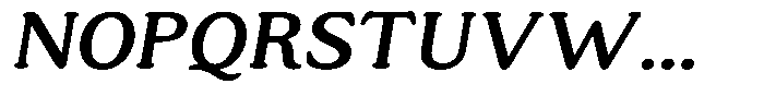 Astheric Contrast Light Semi Expanded Italic Font UPPERCASE