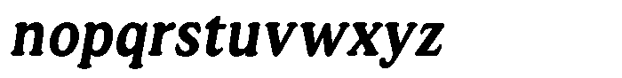 Astheric Contrast Medium Condensed Italic Font LOWERCASE