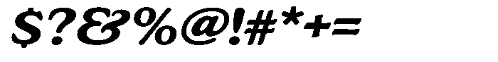 Astheric Contrast Medium Expanded Italic Font OTHER CHARS