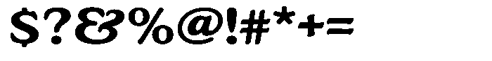 Astheric Contrast Medium Expanded Font OTHER CHARS
