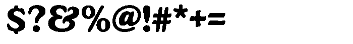 Astheric Contrast Semi Bold Font OTHER CHARS