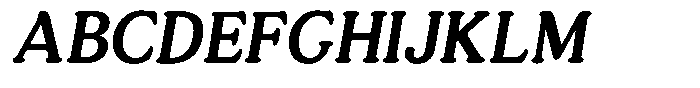 Astheric Contrast Semi Condensed Italic Font UPPERCASE