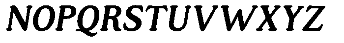 Astheric Contrast Semi Condensed Italic Font UPPERCASE