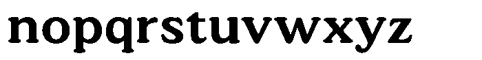 Astheric Contrast Semi Expanded Font LOWERCASE