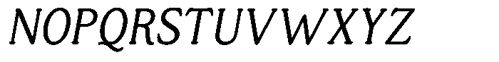 Astheric Contrast Thin Condensed Italic Font UPPERCASE