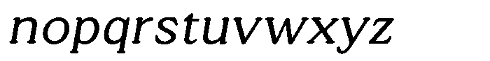 Astheric Contrast Thin Semi Expanded Italic Font LOWERCASE