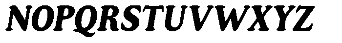 Astheric Extra Bold Condensed Italic Font UPPERCASE