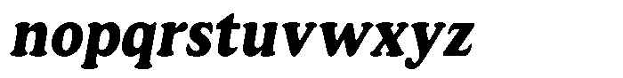 Astheric Extra Bold Condensed Italic Font LOWERCASE