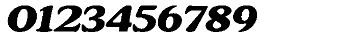 Astheric Extra Bold Expanded Italic Font OTHER CHARS