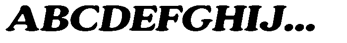 Astheric Extra Bold Expanded Italic Font UPPERCASE