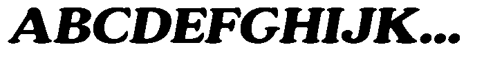 Astheric Extra Bold Semi Expanded Italic Font UPPERCASE