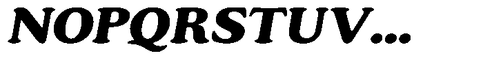 Astheric Extra Bold Semi Expanded Italic Font UPPERCASE