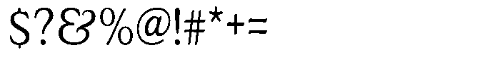 Astheric Extra Light Condensed Font OTHER CHARS
