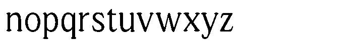 Astheric Extra Light Condensed Font LOWERCASE